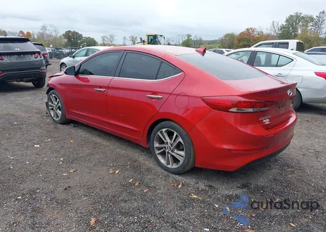 2017 Hyundai Elantra Limited из США, поврежденный, VIN 5NPD84LF0HH033922